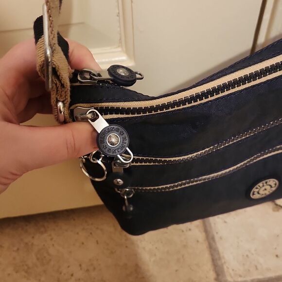 Kipling "Alvar" Dark Blue Crossbody Bag - Picture 5 of 8